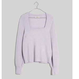 NWT Plus Melwood Square-Neck Pullover Sweater in Coziest Yarn Madewell